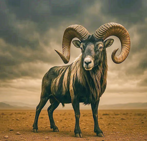 De ram met twee horens uit Daniël 8